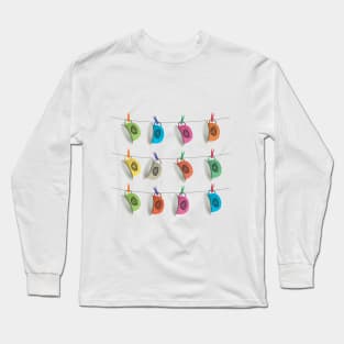 Brain Pattern Potties Hung Up Long Sleeve T-Shirt